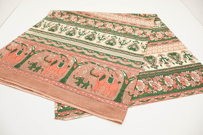 Made in India Cotton Voile Print Fabric - Ethnic - nomura tailor