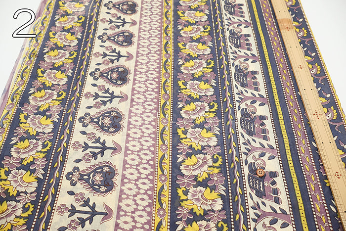 Made in India Cotton Voile Print Fabric - Ethnic - nomura tailor