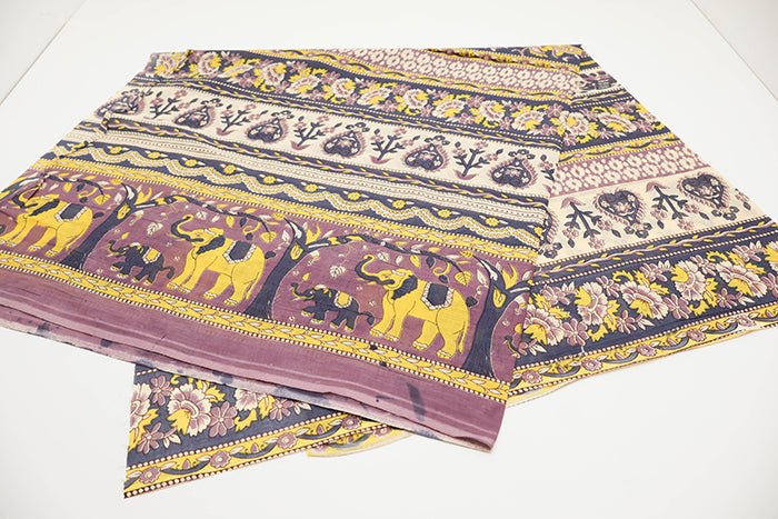 Made in India Cotton Voile Print Fabric - Ethnic - nomura tailor