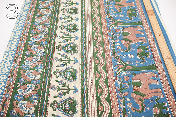 Made in India Cotton Voile Print Fabric - Ethnic - nomura tailor