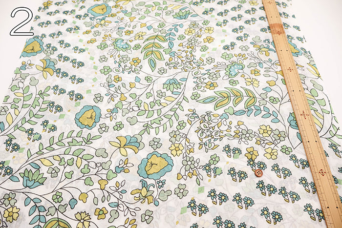 Made in India Cotton Voile Print Fabric - Ethnic - nomura tailor