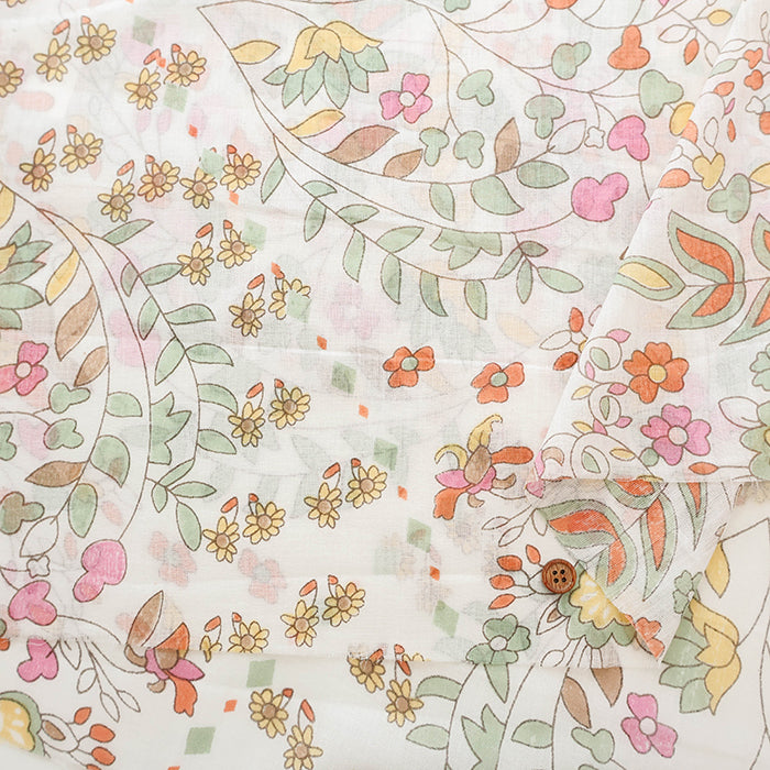 Made in India Cotton Voile Print Fabric - Ethnic - nomura tailor