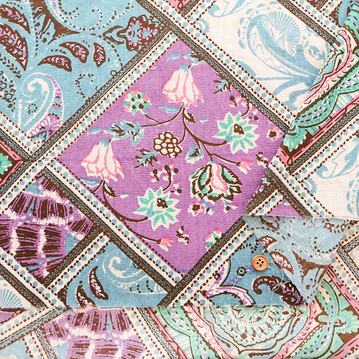 Made in India Cotton Shirting Fabric - Ethnic - nomura tailor