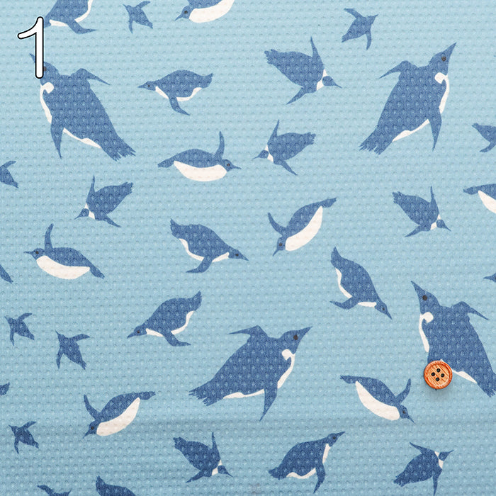 Made in China Cool Touch Cool Cloth Print Fabric - Penguin - nomura tailor