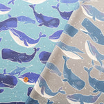 Made in China Cool Touch Cool Cloth Print Fabric - Whale - nomura tailor