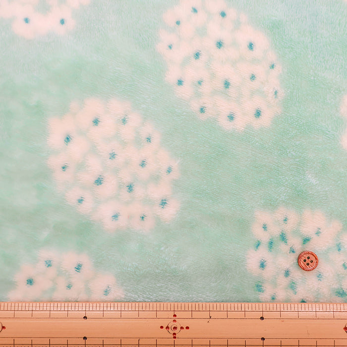 Made in China Polyester Flannel Fur Print Fabric - Flammin - Small Floral - nomura tailor