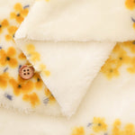 Made in China Polyester Flannel Fur Print Fabric - Flammin - Small Floral - nomura tailor