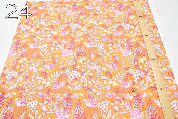 USA Cotton - MAEVE MUSHROOM AND MOTHS - nomura tailor