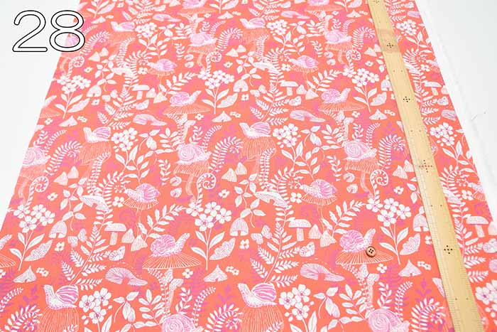 USA Cotton - MAEVE MUSHROOM AND MOTHS - nomura tailor