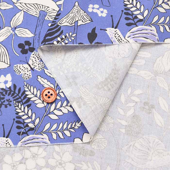 USA Cotton - MAEVE MUSHROOM AND MOTHS - nomura tailor