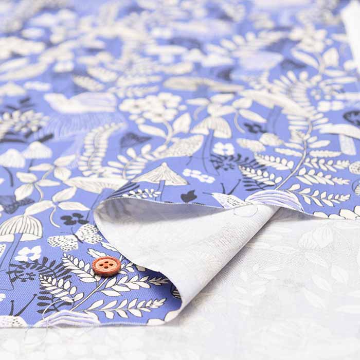 USA Cotton - MAEVE MUSHROOM AND MOTHS - nomura tailor