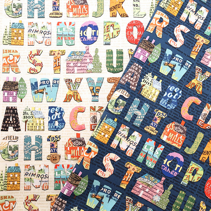 USACotton  moda PAPRE HAMLET - Alphabet