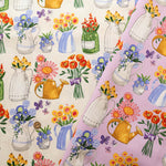 USA Cotton  moda SUPER BLOOM FLEAMARKET VASES - nomura tailor