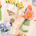 USA Cotton  moda SUPER BLOOM FLEAMARKET VASES - nomura tailor