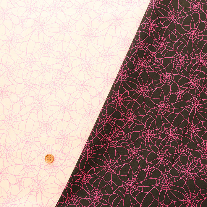 USA Cotton moda GLOW GARDEN - Spider Web - nomura tailor