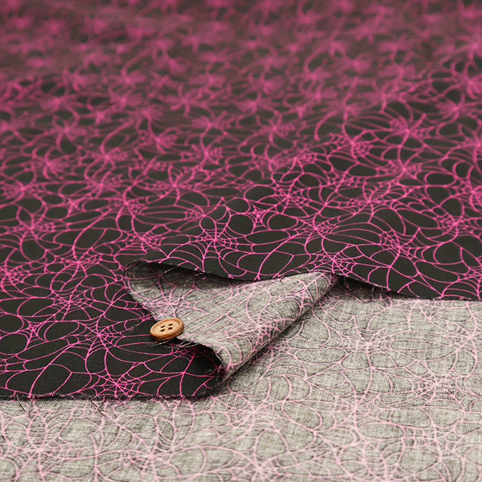 USA Cotton moda GLOW GARDEN - Spider Web - nomura tailor