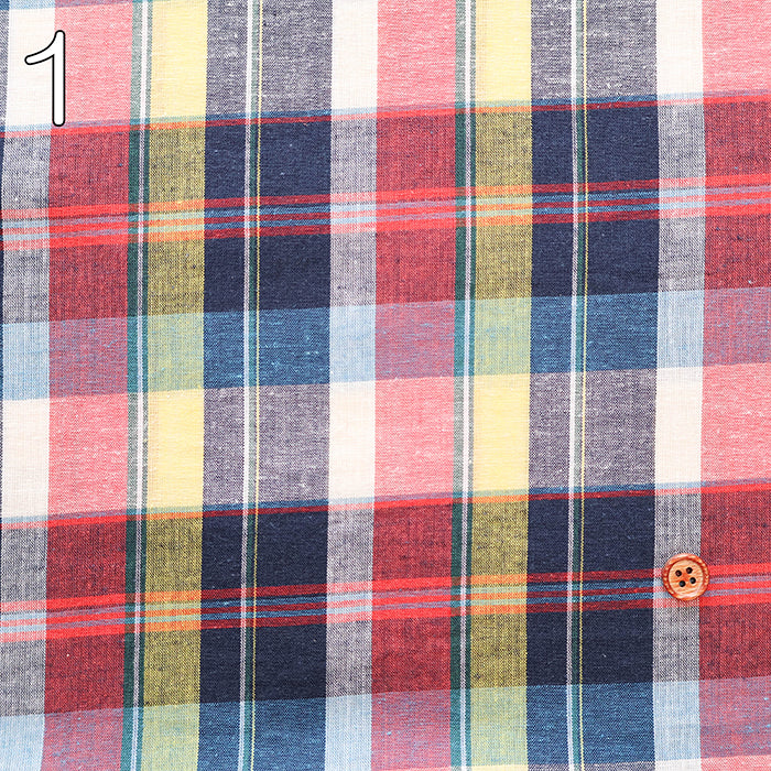 Washer-Finished C/L Madras Check - nomura tailor