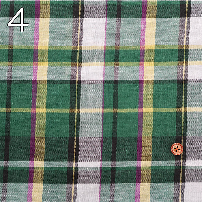 Washer-Finished C/L Madras Check - nomura tailor