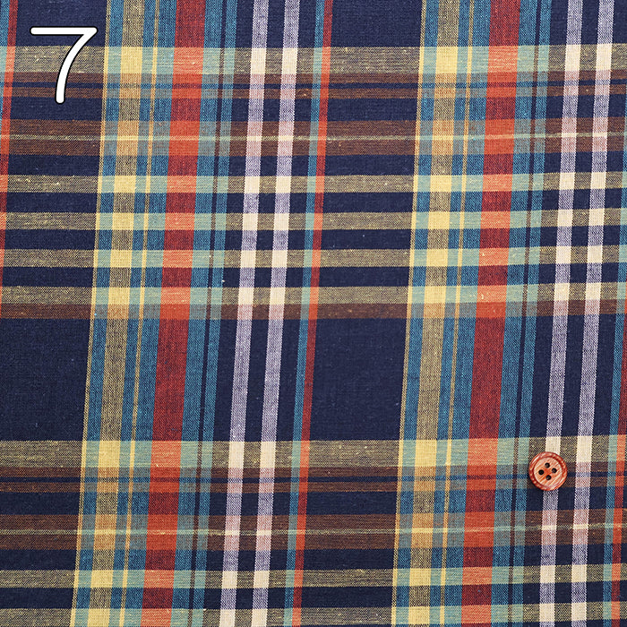 Washer-Finished C/L Madras Check - nomura tailor
