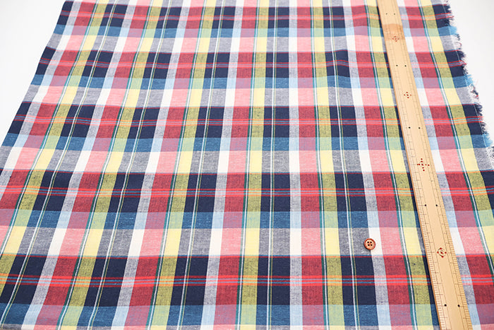 Washer-Finished C/L Madras Check - nomura tailor