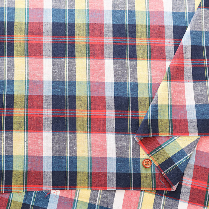 Washer-Finished C/L Madras Check - nomura tailor