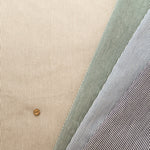 Organic Cotton HICKORY STRIPE Fabric - nomura tailor