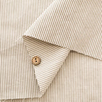 Organic Cotton HICKORY STRIPE Fabric - nomura tailor