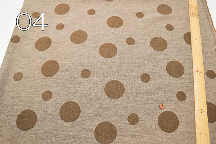 Cotton Double Cloth Jacquard Fabric - Dot - nomura tailor