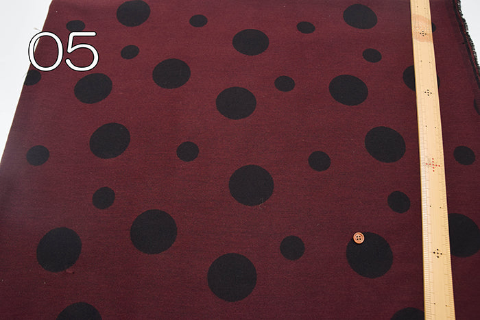 Cotton Double Cloth Jacquard Fabric - Dot - nomura tailor