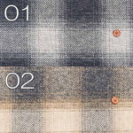 COTTON TWEED Fabric - Ombre Check - nomura tailor