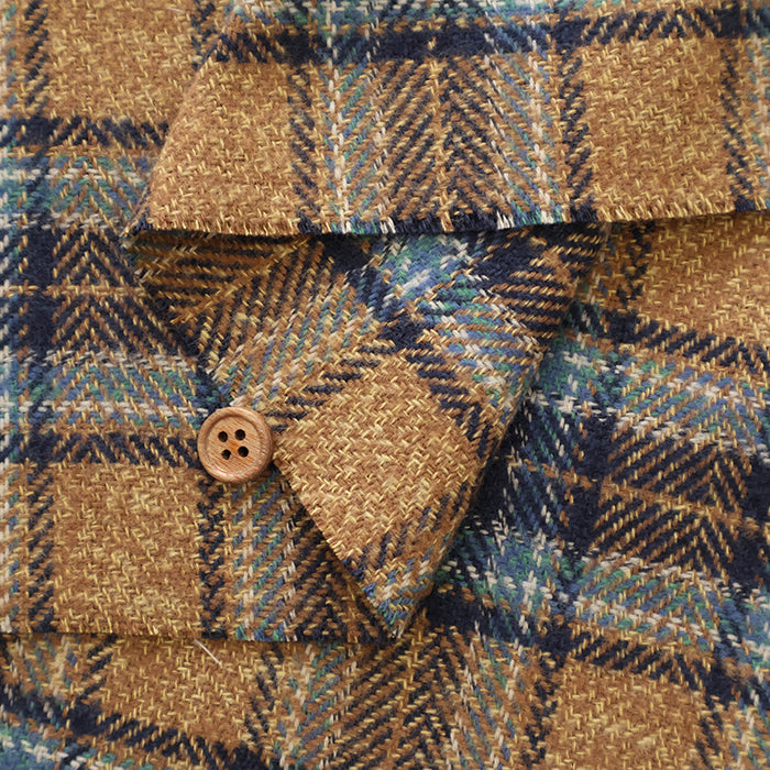 COTTON TWEED Fabric - Check - nomura tailor