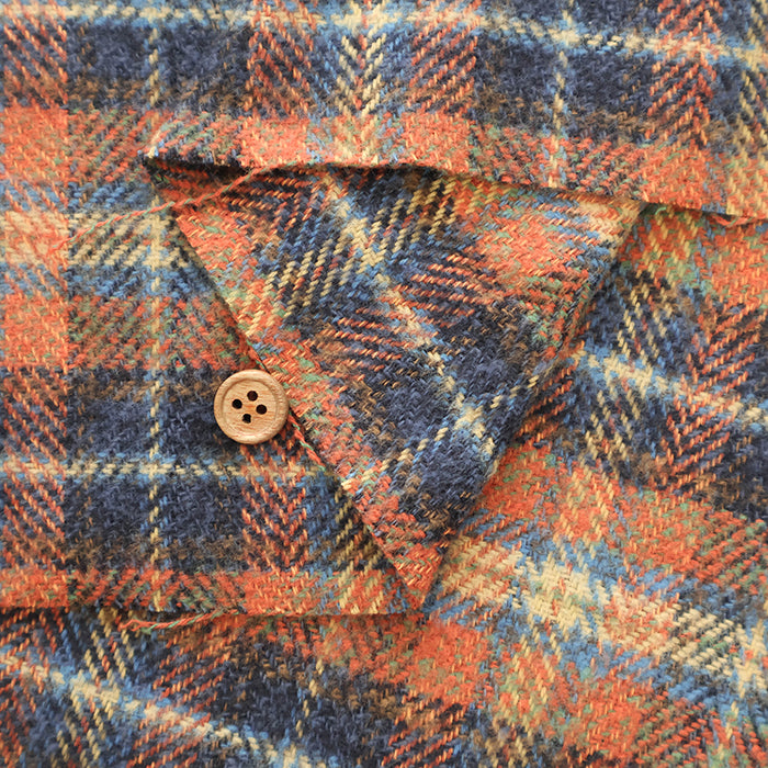 COTTON TWEED Fabric - Check - nomura tailor