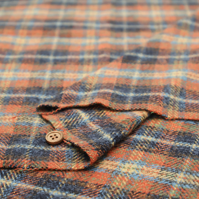 COTTON TWEED Fabric - Check - nomura tailor