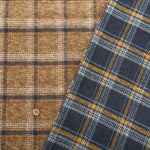 COTTON TWEEDY Fabric - Check - nomura tailor