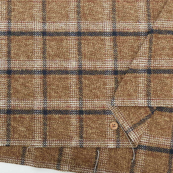 COTTON TWEEDY Fabric - Check - nomura tailor