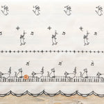 Polyester Café Curtain Fabric - Cat - Approx.45cm length - nomura tailor