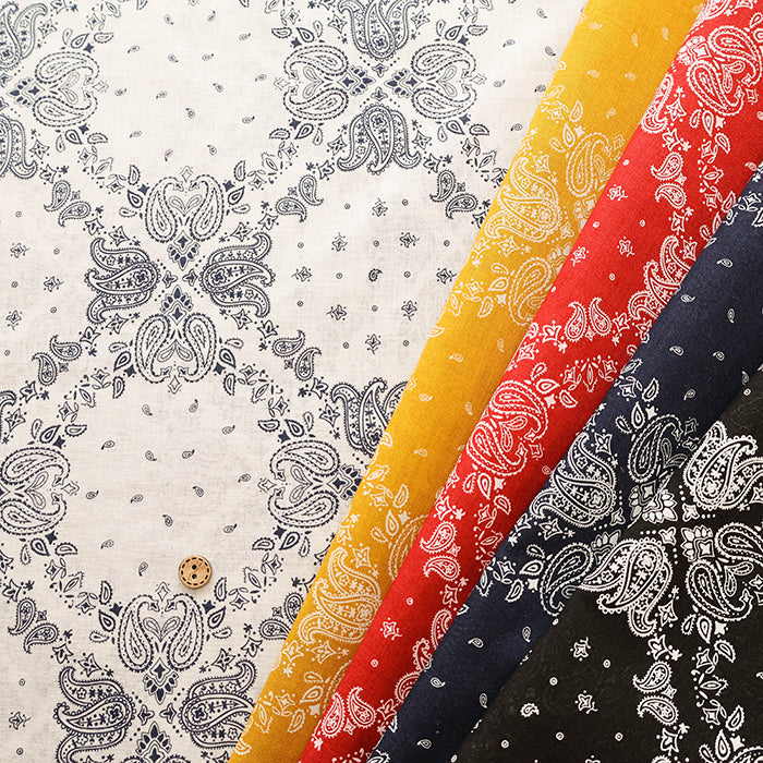 Cotton Voile Print Fabric - Bandana - nomura tailor