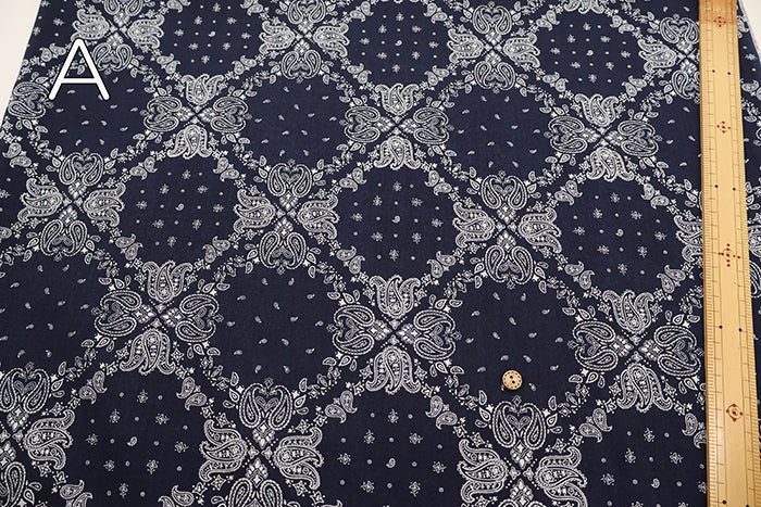 Cotton Voile Print Fabric - Bandana - nomura tailor