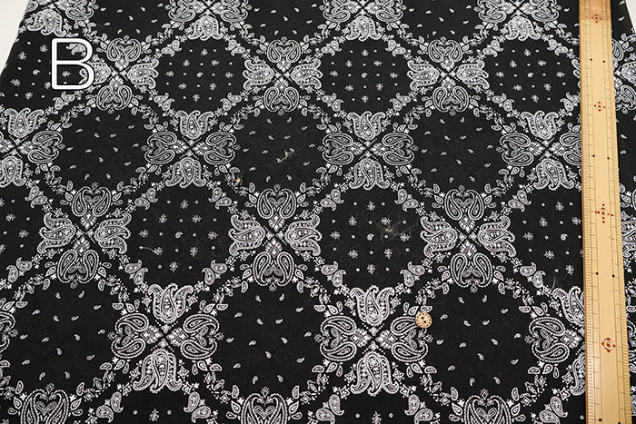 Cotton Voile Print Fabric - Bandana - nomura tailor