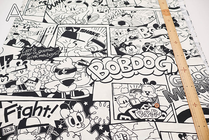 Made in China Cotton Muslin Inkjet-printed Fabric - Little Bobdog - nomura tailor