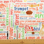 USA Cotton BENARTEX Musical Words - nomura tailor