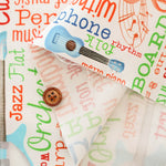 USA Cotton BENARTEX Musical Words - nomura tailor