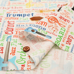 USA Cotton BENARTEX Musical Words - nomura tailor