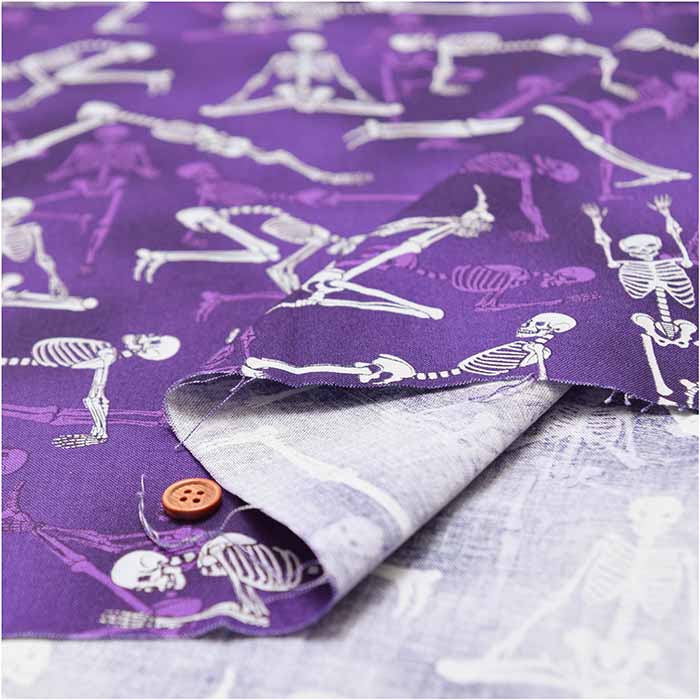USA Cotton - ROBERT KAUFMAN - Yoga Skeleton - nomura tailor