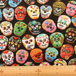 USA Cotton ROBERT KAUFMAN - Mexican Skull Cookie - nomura tailor