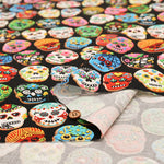 USA Cotton ROBERT KAUFMAN - Mexican Skull Cookie - nomura tailor