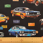 USA Cotton QT FABRICKS Hot Rods - Car - nomura tailor