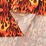 USA Cotton QT FABRICKS Flames - Fire - nomura tailor