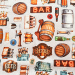 USA Cotton QT FABRICKS Everything Beer - nomura tailor