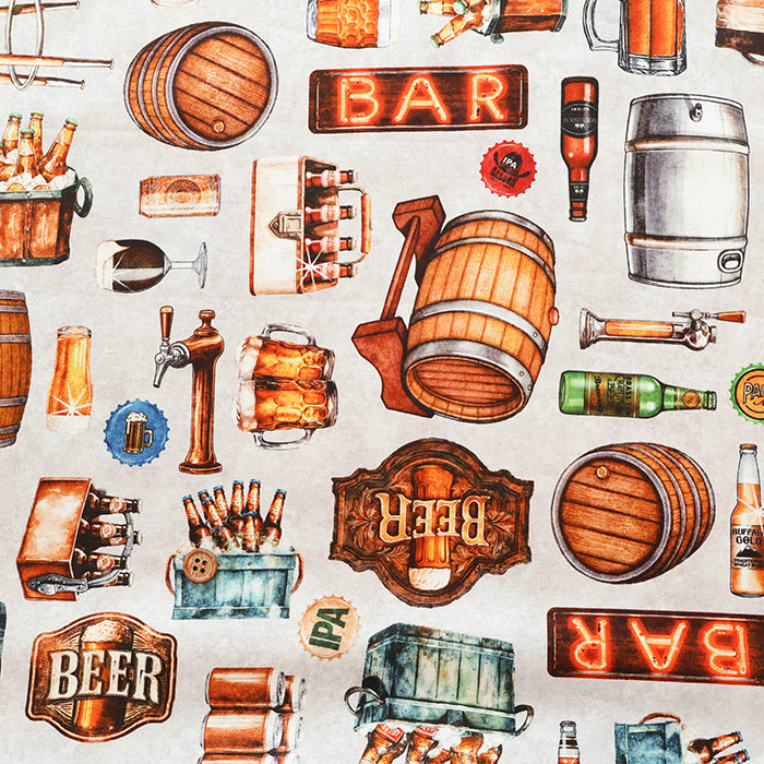 USA Cotton QT FABRICKS Everything Beer - nomura tailor